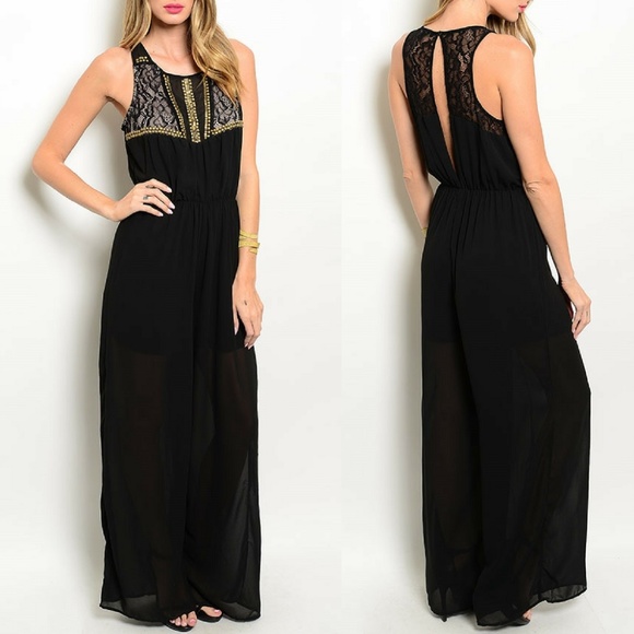 The Clothing Company Pants - Black Jumpsuit {The Clothing Company}